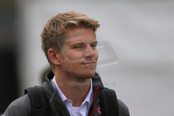 World © Octane Photographic Ltd. F1 Belgian GP - Spa-Francorchamps, Sunday 25th August 2013 - Paddock. Sauber C32 - Nico Hulkenberg. Digital Ref : 0795lw1d0158