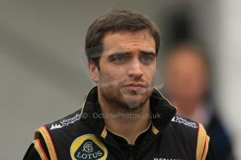 World © Octane Photographic Ltd. F1 Belgian GP - Spa-Francorchamps, Sunday 25th August 2013 - Paddock. Lotus F1 Team E21 reserve driver - Jerome d'Ambrosio. Digital Ref : 0795lw1d0205