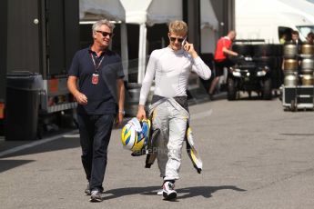 World © Octane Photographic Ltd. GP2 Paddock, Belgian GP, Spa Francorchamps, Thursday 22nd August 2013. Marcus Ericsson - DAMS. Digital Ref :