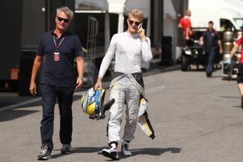 World © Octane Photographic Ltd. GP2 Paddock, Belgian GP, Spa Francorchamps, Thursday 22nd August 2013. Marcus Ericsson - DAMS. Digital Ref :