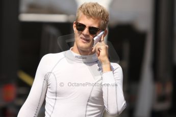 World © Octane Photographic Ltd. GP2 Paddock, Belgian GP, Spa Francorchamps, Thursday 22nd August 2013. Marcus Ericsson - DAMS. Digital Ref :