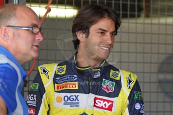 World © Octane Photographic Ltd. GP2 Paddock, Belgian GP, Spa Francorchamps, Thursday 22nd August 2013. Felipe Nasr - Carlin. Digital Ref :