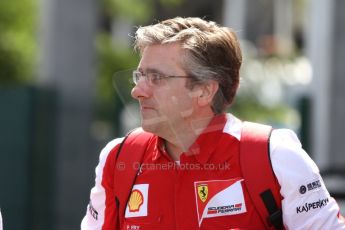 World © Octane Photographic Ltd. F1 Paddock, Belgian GP, Spa Francorchamps, Thursday 22nd August 2013. Pat Fry - Scuderia Ferrari. Digital Ref :