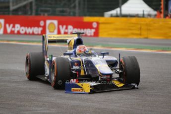 World © Octane Photographic Ltd. GP2 Belgian GP, Spa Francorchamps, Saturday 24th August 2013. Race 1. Felipe Nasr - Carlin. Digital Ref : 0794cb7d3016