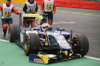 World © Octane Photographic Ltd. GP2 Belgian GP, Spa Francorchamps, Saturday 24th August 2013. Race 1. Felipe Nasr - Carlin. Digital Ref : 0794cb7d3025
