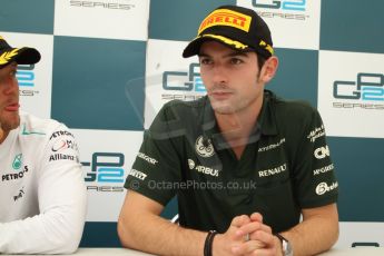 World © Octane Photographic Ltd. GP2 Belgian GP, Spa Francorchamps, Saturday 24th August 2013. Race 1 press conference. Alexander Rossi - EQ8 Caterham Racing. Digital Ref : 0794cb7d3096