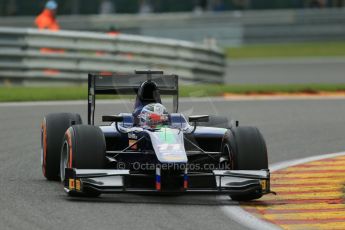 World © Octane Photographic Ltd. GP2 Belgian GP, Spa Francorchamps, Saturday 24th August 2013. Race 1. Sam Bird – Russian TIME. Digital Ref : 0794lw1d9638