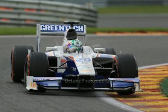 World © Octane Photographic Ltd. GP2 Belgian GP, Spa Francorchamps, Saturday 24th August 2013. Race 1. Nathanaël Berthon - Trident Racing. Digital Ref : 0794lw1d9697