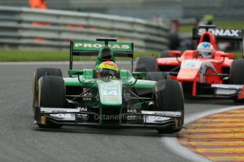 World © Octane Photographic Ltd. GP2 Belgian GP, Spa Francorchamps, Friday 23rd August 2013. Race 1. Sergio Canamasas – EQ8 Caterham Racing. Digital Ref: 0794lw1d9706