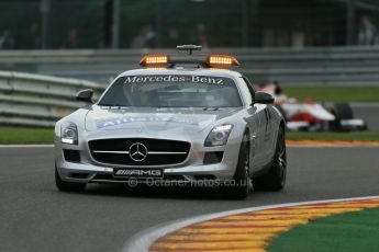 World © Octane Photographic Ltd. GP2 Belgian GP, Spa Francorchamps, Saturday 24th August 2013. Race 1. Safety car and James Calado – ART Grand Prix. Digital Ref : 0794lw1d9710