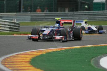 World © Octane Photographic Ltd. GP2 Belgian GP, Spa Francorchamps, Saturday 24th August 2013. Race 1. Jolyon Palmer - Carlin. Digital Ref : 0794lw1d9873