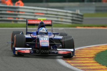 World © Octane Photographic Ltd. GP2 Belgian GP, Spa Francorchamps, Saturday 24th August 2013. Race 1. Jolyon Palmer - Carlin. Digital Ref : 0794lw1d9878