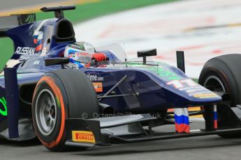 World © Octane Photographic Ltd. GP2 Belgian GP, Spa Francorchamps, Saturday 24th August 2013. Race 1. Sam Bird – Russian TIME. Digital Ref : 0794lw1d9947