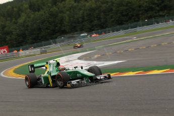 World © Octane Photographic Ltd. GP2 Belgian GP, Spa Francorchamps, Saturday 24th August 2013. Race 1. Alexander Rossi - EQ8 Caterham Racing. Digital Ref : 0794lw1dx9776