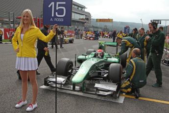 World © Octane Photographic Ltd. GP2 Belgian GP, Spa Francorchamps, Sunday 25th August 2013. Race 2. Alexander Rossi – EQ8 Caterham Racing. Digital Ref : 0796cb7d3315