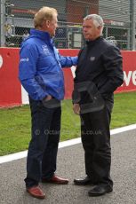 World © Octane Photographic Ltd. GP2 Belgian GP, Spa Francorchamps, Sunday 25th August 2013. Race 2. Jonathan Palmer and Derick Warwick - FIA drivers steward. Digital Ref : 0796cb7d3333