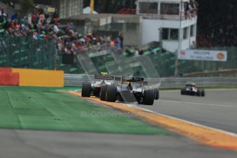 World © Octane Photographic Ltd. GP2 Belgian GP, Spa Francorchamps, Sunday 25th August 2013. Race 2. Felipe Nasr - Carlin. Digital Ref : 0796lw1d0566