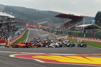 World © Octane Photographic Ltd. GP2 Belgian GP, Spa Francorchamps, Sunday 25th August 2013. Race 2. Digital Ref : 0796lw1d9945