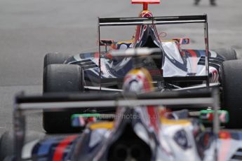 World © Octane Photographic Ltd. GP3 Belgian GP - Race 2, Spa Francorchamps, Sunday 25th August 2013. Dallara GP3/13. MW Arden – Carlos Sainz Jnr and Daniil Kvyat. Digital ref : 0799cb7d3181