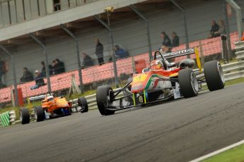World © Octane Photographic Ltd. FIA European F3 Championship. Saturday 18th May 2013. Prema Powerteam – Dallara F312 Mercedes – Raffaele Marciello and Mucke Motorsport - Felix Rosenqvist. Digital Ref : 0681ce1d1698