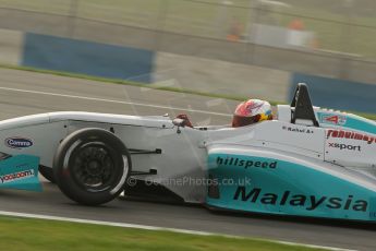 World © Octane Photographic Ltd. BRDC Formula 4 (F4) Qualifying, Donington Park 28th September 2013. MSVF4-13, Hillspeed, Rahul Raj Mayer. Digital Ref : 0831lw1d8245