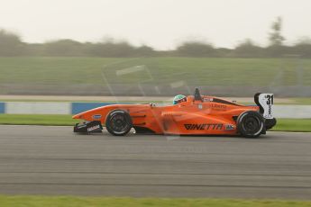 World © Octane Photographic Ltd. BRDC Formula 4 (F4) Qualifying, Donington Park 28th September 2013. MSVF4-13, Hillspeed, Seb Morris. Digital Ref : 0831lw1d8297