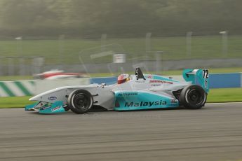 World © Octane Photographic Ltd. BRDC Formula 4 (F4) Qualifying, Donington Park 28th September 2013. MSVF4-13, Hillspeed, Rahul Raj Mayer. Digital Ref : 0831lw1d8301