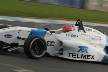 World © Octane Photographic Ltd. BRDC Formula 4 (F4) Qualifying, Donington Park 28th September 2013. MSVF4-13, MGR, Diego Menchaca. Digital Ref : 0831lw1d8537