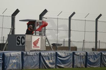 World © Octane Photographic Ltd. BRDC Formula 4 (F4) Qualifying, Donington Park 28th September 2013. Red Flag. Digital Ref : 0831lw1d8591