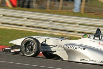 World © Octane Photographic Ltd. Brands Hatch, Race 1, Saturday 23rd November 2013. BRDC Formula 4 Winter Series, MSV F4-13,  – Kieran Vernon - Hillspeed. Digital Ref : 0864lw1d6655