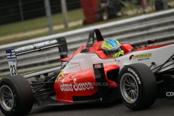 World © Octane Photographic Ltd. British Formula 3 – Brands Hatch. Saturday 10th August 2013 – Qualifying. Felipe Lopes Guimaraes – Fortec Motorsport – Dallara F312 HWA Mercedes. Digital Ref : 0776cb1d3486