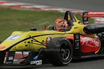 World © Octane Photographic Ltd. British Formula 3 – Brands Hatch. Saturday 10th August 2013 – Qualifying. Sean Gelael – Double R – Dallara F312 HWA Mercedes. Digital Ref : 0776lw1d6250