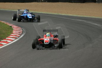 World © Octane Photographic Ltd. British Formula 3 – Brands Hatch. Saturday 10th August 2013 – Race 1. William Buller – Fortec Motorsport – Dallara F312 HWA Mercedes and Nicolas Latifi – Carlin – Dallara F312 Volkswagen. Digital Ref : 0777lw1d6428