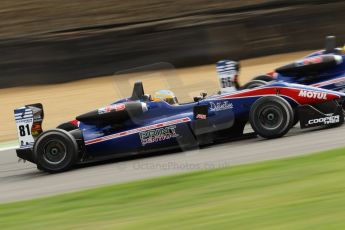 World © Octane Photographic Ltd. British Formula 3 – Brands Hatch. Saturday 11th August 2013 – Race 2. Ed Jones – Team West-Tec – Dallara F312 Toyota puts pressure on Cameron Twynham – Team West-Tec – Dallara F308 Toyota. Digital Ref :