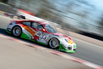 World © Octane Photographic Ltd./Chris Enion. Avon Tyres British GT Championship - Saturday 30th March 2013 Oulton Park – Practice 1. Porsche 997 GT3-R – Trackspeed – Phil Keen, Jon Minshaw. Digital Ref : 0604ce1d4137