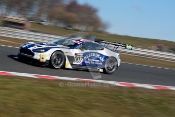 World © Octane Photographic Ltd./Chris Enion. Avon Tyres British GT Championship - Saturday 30th March 2013 Oulton Park – Practice 1. Aston Martin V12 Vantage GT3 – Beechdean Motorsport – Jonathan Adams, Andrew Howard. Digital Ref : 0604ce1d4298