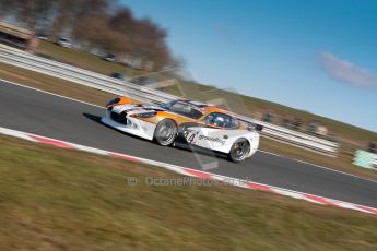 World © Octane Photographic Ltd./Chris Enion. Avon Tyres British GT Championship - Saturday 30th March 2013 Oulton Park – Practice 1. Ginetta G50 – Optimum Motorsport - Ryan Ratcliffe, Rick Parfitt Jr. Digital Ref : 0604ce1d4324