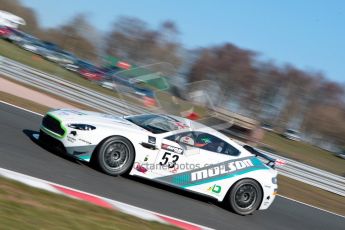 World © Octane Photographic Ltd./Chris Enion. Avon Tyres British GT Championship - Saturday 30th March 2013 Oulton Park – Practice 1. Aston Martin V8 Vantage GT4 – Complete Racing AMR – Tom Wilson, Steve Chaplin. Digital Ref : 0604ce1d4330