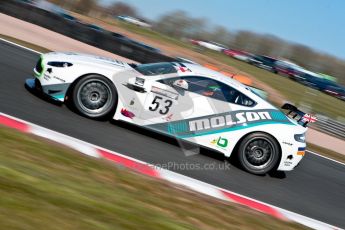 World © Octane Photographic Ltd./Chris Enion. Avon Tyres British GT Championship - Saturday 30th March 2013 Oulton Park – Practice 1. Aston Martin V8 Vantage GT4 – Complete Racing AMR – Tom Wilson, Steve Chaplin. Digital Ref : 0604ce1d4332