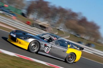 World © Octane Photographic Ltd./Chris Enion. Avon Tyres British GT Championship - Saturday 30th March 2013 Oulton Park – Practice 1. Ginetta G50 – APO Sport – Alex Osborne, James May. Digital Ref : 0604ce1d4334
