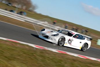 World © Octane Photographic Ltd./Chris Enion. Avon Tyres British GT Championship - Saturday 30th March 2013 Oulton Park – Practice 1. Ginetta G50 – Redgate/Lifetime Racing – Matt Smith, Dan Eagling. Digital Ref : 0604ce1d4353