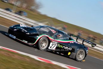 World © Octane Photographic Ltd./Chris Enion. Avon Tyres British GT Championship - Saturday 30th March 2013 Oulton Park – Practice 1. Ferrari 458 Italia – Vita4One Team Italy – Matteo Bobbi, Jay Palmer. Digital Ref : 0604ce1d4359