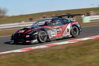 World © Octane Photographic Ltd./Chris Enion. Avon Tyres British GT Championship - Saturday 30th March 2013 Oulton Park – Practice 1. Nissan GTR – JRM Racing – Steve Tandy, Dan Brown. Digital Ref : 0604ce1d4367