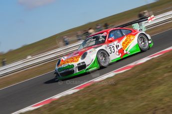 World © Octane Photographic Ltd./Chris Enion. Avon Tyres British GT Championship - Saturday 30th March 2013 Oulton Park – Practice 1. Porsche 997 GT3-R – Trackspeed – Phil Keen, Jon Minshaw. Digital Ref : 0604ce1d4452