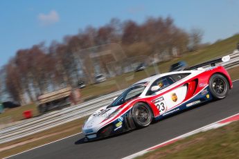 World © Octane Photographic Ltd./Chris Enion. Avon Tyres British GT Championship - Saturday 30th March 2013 Oulton Park – Practice 1. McLaren MP4-12C GT3 – United Autosports – Zak Brown, Glynn Geddie. Digtal Ref : 0604ce1d4457