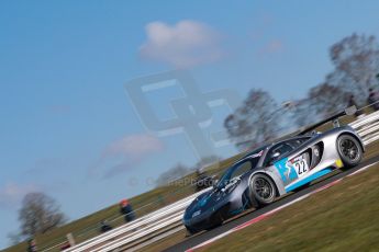 World © Octane Photographic Ltd./Chris Enion. Avon Tyres British GT Championship - Saturday 30th March 2013 Oulton Park – Practice 1. McLaren MP4-12C GT3 – Preci-Spark Engineering – David Jones, Godfrey Jones. Digital Ref : 0604ce1d4470