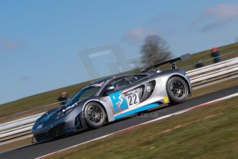 World © Octane Photographic Ltd./Chris Enion. Avon Tyres British GT Championship - Saturday 30th March 2013 Oulton Park – Practice 1. McLaren MP4-12C GT3 – Preci-Spark Engineering – David Jones, Godfrey Jones. Digital Ref : 0604ce1d4472