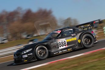 World © Octane Photographic Ltd./Chris Enion. Avon Tyres British GT Championship - Saturday 30th March 2013 Oulton Park – Practice 1. BMW Z4 GT3 – 888Optimum – Daniel Brown, Steve Tandy. Digital Ref : 0604ce1d4514