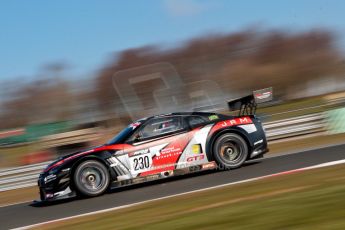 World © Octane Photographic Ltd./Chris Enion. Avon Tyres British GT Championship - Saturday 30th March 2013 Oulton Park – Practice 1. Nissan GTR – JRM Racing – Jody Fannin, Mark Cole. Digital Ref : 0604ce1d4532