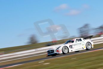 World © Octane Photographic Ltd./Chris Enion. Avon Tyres British GT Championship - Saturday 30th March 2013 Oulton Park – Practice 1. Mercedes-Benz SLS AMG GT3 – Fortec Motorsports – James Walker, Jason Minshaw. Digital Ref : 0604ce1d4548